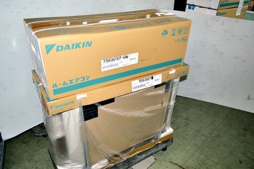 山口)ダイキン エアコン F563ATEP-W+R563AEP 単相200V 5.6kw 18畳用　2023年製　② ◆BIZ1271FCY MF01B