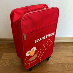 ソフトキャリーケース（セサミストリート・赤）