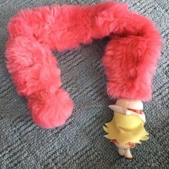 明日のナージャ　ぬいぐるみ付きマフラーの画像