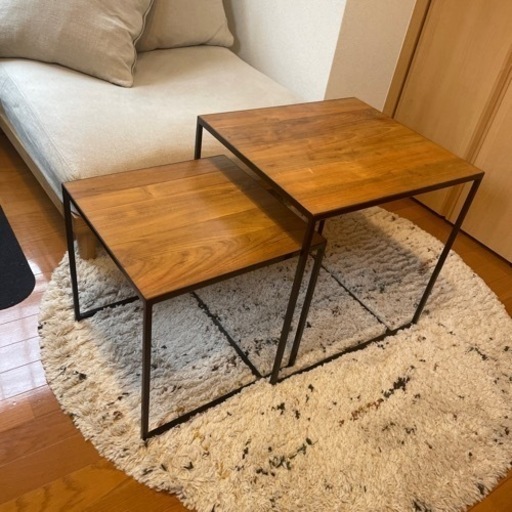 スペイン バレンシアカントリー ネストテーブル3点セット スペイン バレンシアカントリー ネストテーブル3点セット スペイン