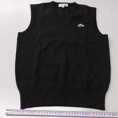 CHEMISE LACOSTE　ベスト　黒　1個