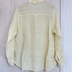 リネンシャツ　INDIVI サイズ44の画像