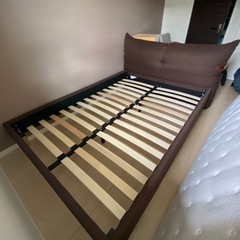 ニトリ　解体済　家具 ベッド ダブルベッドフレーム
