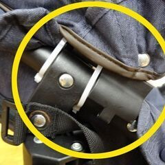 エアバギー ココ ブレーキモデル テクスチャーデニム 3輪 3ヶ月～3歳頃 エアポンプ付き A型ベビーカー AirBuggy 札幌市 西岡店の画像