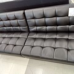 ★ジモティ割あり★  ソファー 2人用 ブラック H70×D65...