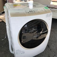 NO 179 🌈北九州市内配送設置無料✨🌈　東芝 TOSHIBA ドラム式洗濯乾燥機（9.0kg） 左開き マジックドラム グランホワイト TW-Z96A2ML(W)