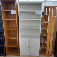 ★ジモティ割あり★  本棚 白 H178×D30×W68 クリー...