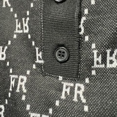 お値下げ中‼️INGNI  イング　ポロ襟モノグラム柄トップス　トレンドのショート丈⭐️の画像