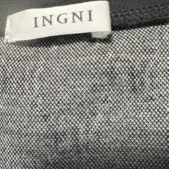 お値下げ中‼️INGNI  イング　ポロ襟モノグラム柄トップス　トレンドのショート丈⭐️の画像