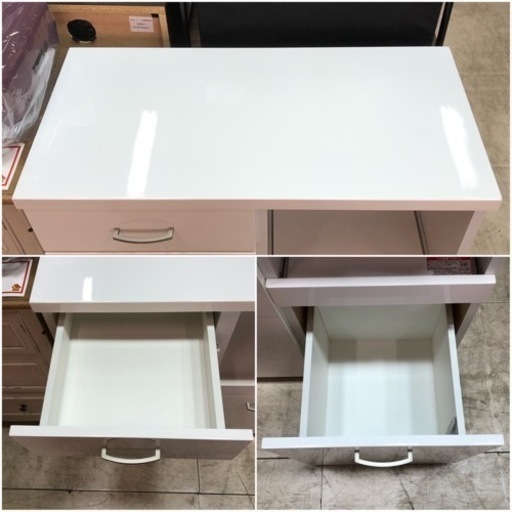 ニトリ NITORI キッチンボード レンジラック 炊飯器 ホワイト 扉 引き出し 棚 収納棚 キッチン 白 幅80cm　家具 収納家