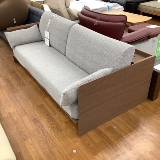 ウッドフレームソファーベッド【トレファク 川越店】