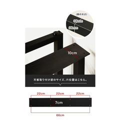 値下げ!!未開封　アイアンレッグ　テーブル　脚の画像