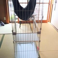 最終値下げです　アイリス　猫サークル　ゲージの画像
