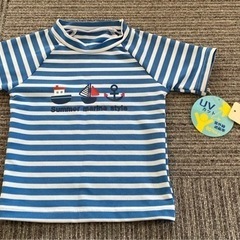 【新品・未使用】B&G Stamp ★ ラッシュガード　マリン
