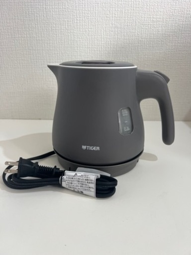 タイガー TIGER 電気ケトル わく子 PCM-A060 アッシュグレー 家庭用 湯沸かし