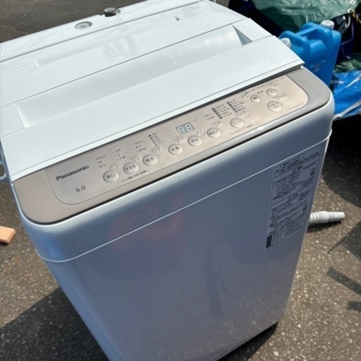 極美品 パナソニック 6.0Kg 全自動洗濯機 NA-F60PB15 2021年製