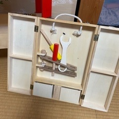 知育　おもちゃ 大工さん　工具セットの画像