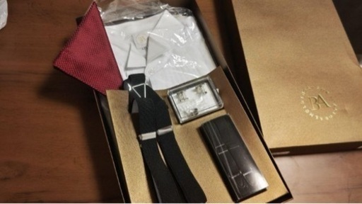 新郎用シャツ＋小物セット　ツカダ・グローバルホールディング