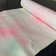 絹むすめ　長襦袢地　薄ピンクの画像