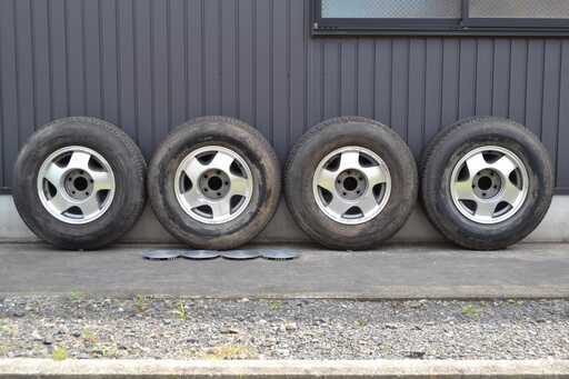 ’９７ シボレー ２ドアタホ ＧＭＴ４００ 純正 4本＋スペア1本 タイヤ&ホイールset 当時物ほぼ新車外し