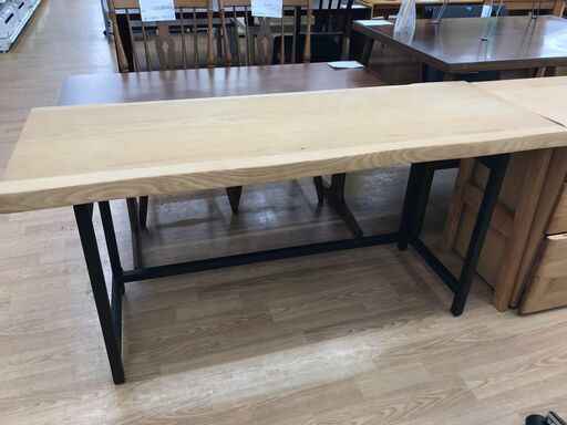 ★ジモティ割あり★ 河口家具 デスク ナチュラル H71×W140×D49 クリーニング済み KJ5332