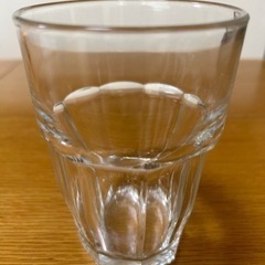無地　ワイド　グラス　2点セットの画像