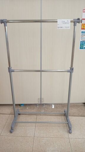 ★ジモティ割あり★  ハンガーラック シルバー H×D×W クリーニング済み TJ6428