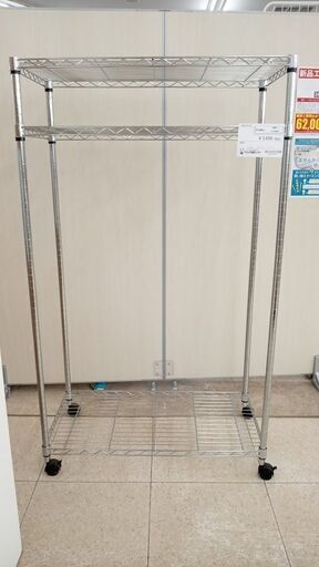 ★ジモティ割あり★  メタルラック シルバー H156×D45×W90 クリーニング済み TJ6430