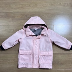 （取引中）レインコート　プチバトー　ヨットパーカ　ピンクの画像