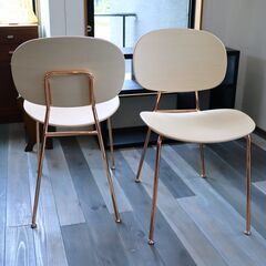 ASPLUND(アスプルンド)で取り扱われているブランド”infinity(インフィニティ)”TONDINA(トンディーナ)チェア2脚セット。オーク合板とパイプフレームで構成されたイタリア製チェア♪の画像