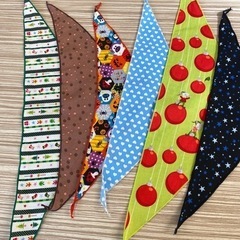 【受け渡し者決定！】犬トリミング後　首につけてもらえるバンダナスタイ１８枚の画像