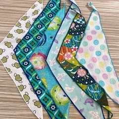 【受け渡し者決定！】犬トリミング後　首につけてもらえるバンダナスタイ１８枚の画像