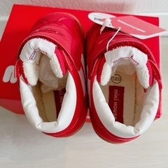 ミキハウス✨定価¥10120新品タグ付き【品質実感】ｍロゴファーストベビーシューズの画像