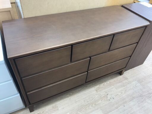 ★ジモティ割あり★  チェスト ブラウン H77×W120×D45 クリーニング済み KJ5335
