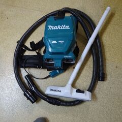 ▲マキタ背負集塵機（18ｖ＋18ｖ）36ｖ使用➡ドカーンとサービス・買って！