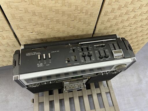 Victor ステレオ ラジカセ レコーダー RC-838 ステレオ ラジオ カセットレコーダー 昭和レトロ ビクター 通電のみOK 