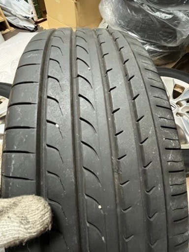 ステップワゴンスパーダRK5　純正ホイールタイヤ付き 205/60R16 ヨコハマブルーアース　　