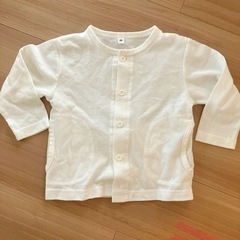 80サイズMUJI⭐️薄手ポケッタブルカーディガン☆日避け冷房対策
