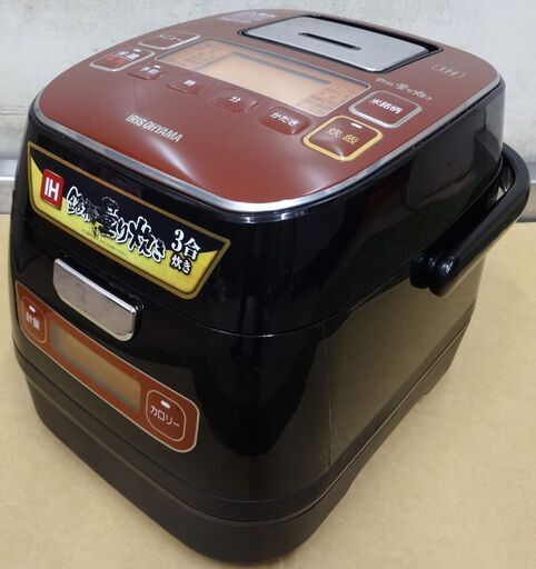 エイブイ：IRIS OHYAMA IHジャー炊飯器 KRC-ID30 3合炊き 2021年製