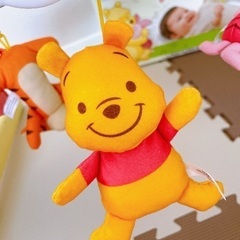 美品　えらべる回転6wayジムへんしんメリー　プーさんメリー　プーメリー　0ヶ月〜　付属品完備　説明書なしの画像