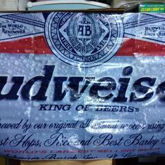 厚木方面🆗Budweiserの大きなレジャーシートの画像