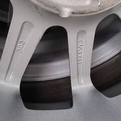 軽自動車AW+スタッドレスタイヤセット 155/65/R14　タントカスタムに装着　ブリジストン BRIDGESTONE　  BLIZZAK REVO GZ　一本キズあります。　　　　　　　　　　　　　　外国人不可。プロフご必読ください。の画像