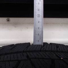 軽自動車AW+スタッドレスタイヤセット 155/65/R14　タントカスタムに装着　ブリジストン BRIDGESTONE　  BLIZZAK REVO GZ　一本キズあります。　　　　　　　　　　　　　　外国人不可。プロフご必読ください。の画像
