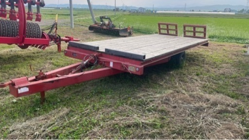 中古 アツタ式トレーラー 5t 農業用