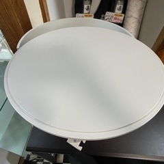 【リサイクルサービス八光】幅40㎝　グレー　収納付きサイドテーブルの画像