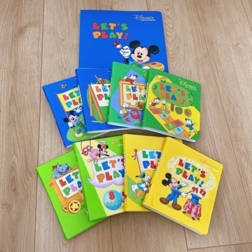ディズニーワールドオブイングリッシュ DWE レッツプレイ DVD 説明本