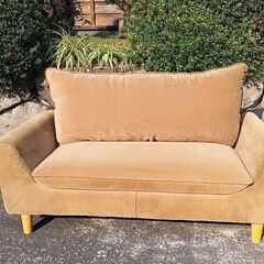 激安中古品★2掛けソファー ブラウン 中古品 インテリア 家具 ...