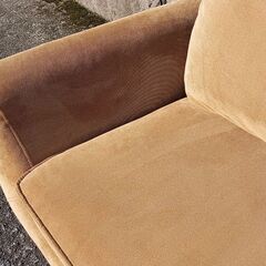 激安中古品★2掛けソファー ブラウン 中古品 インテリア 家具 シンプル 某中古品店価格9,000円の画像