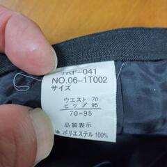 女性用　黒のリクルートスーツ　スカート・パンツセットの画像