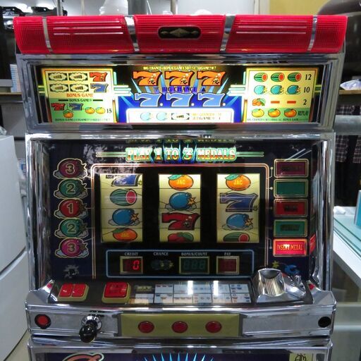 パチスロ実機 アルゼ B-MAX コイン使用 スロット機│江別市のリサイクルショップドロップ